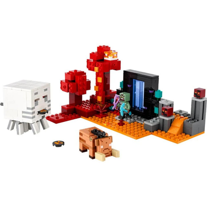 LEGO Minecraft La Emboscada en el Portal del Nether (21255) 352 Piezas