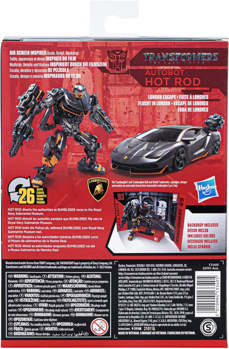 Transformers Studio Series 93 Deluxe Class The Last Knight Autobot Hot Rod