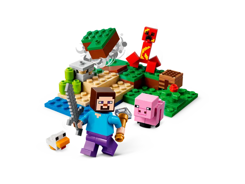 LEGO Minecraft La Emboscada del Creeper (21177) 72 Piezas