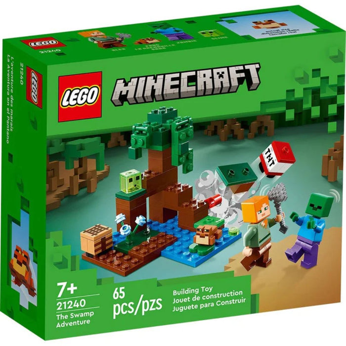 LEGO Minecraft La Aventura En El Pantano (21240) 65 Piezas