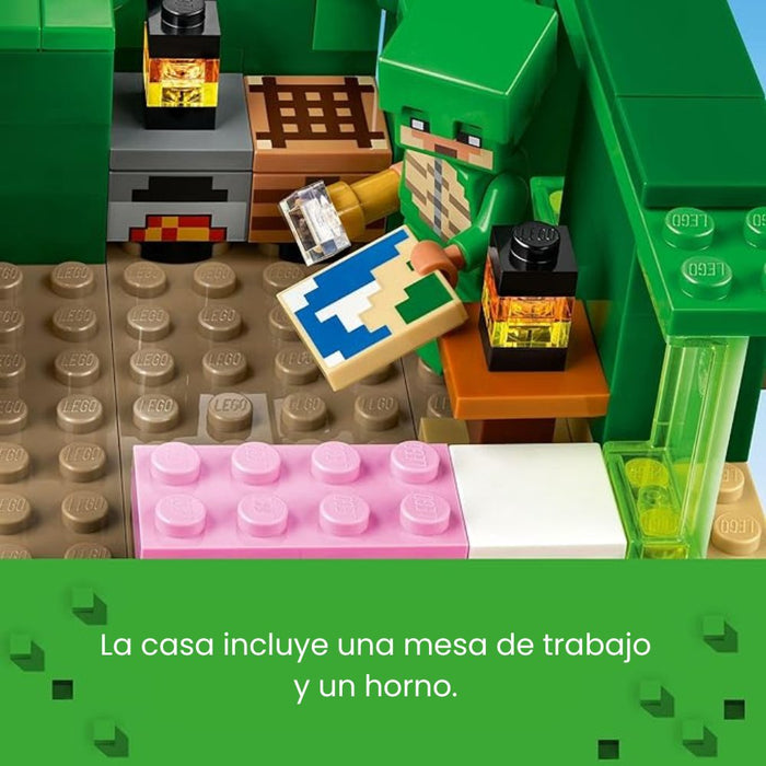 LEGO Minecraft La casa de la playa de las tortugas (21254) 234 Piezas