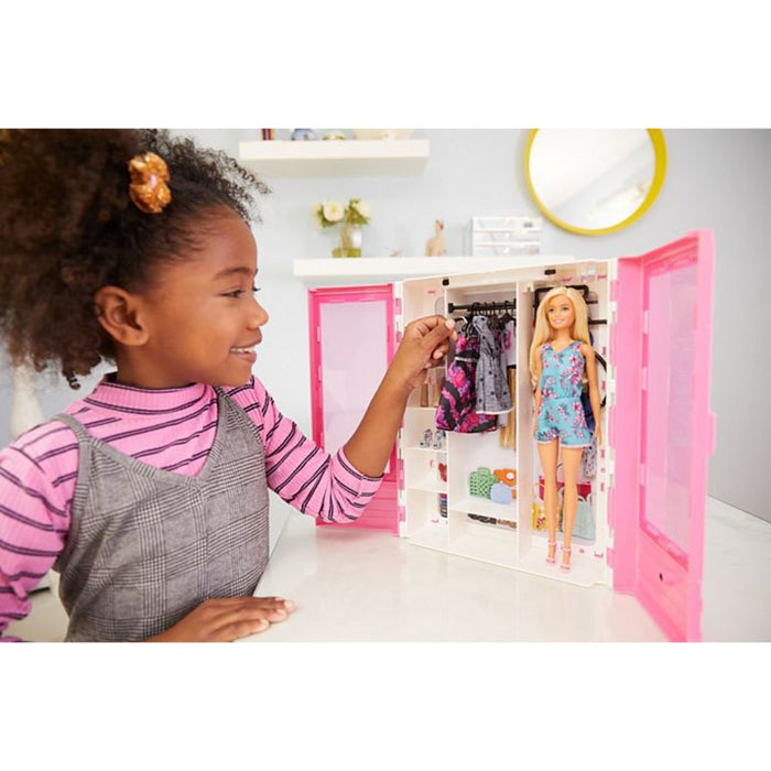 Barbie Closet De Lujo Con Mas De 15 Accesorios