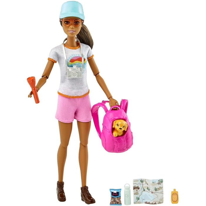 Conjunto Barbie Articulada Con Accesorios Y Mascota