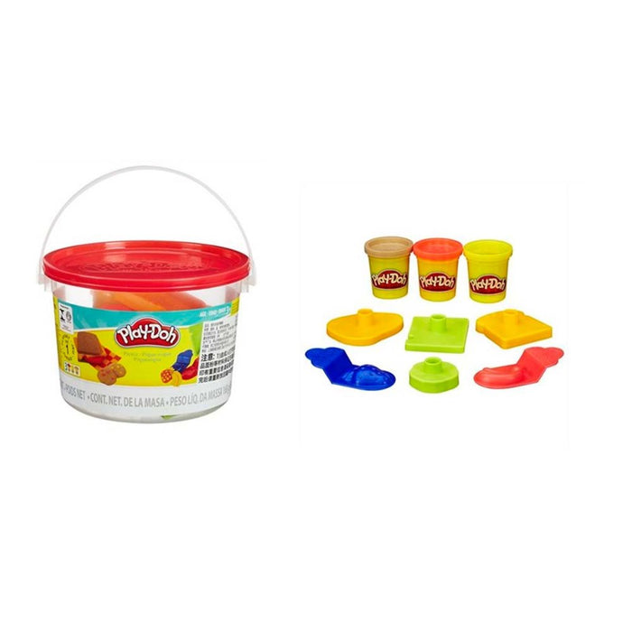 Mini Cubeta Play-Doh Con 3 Latas De Masa Y Accesorios