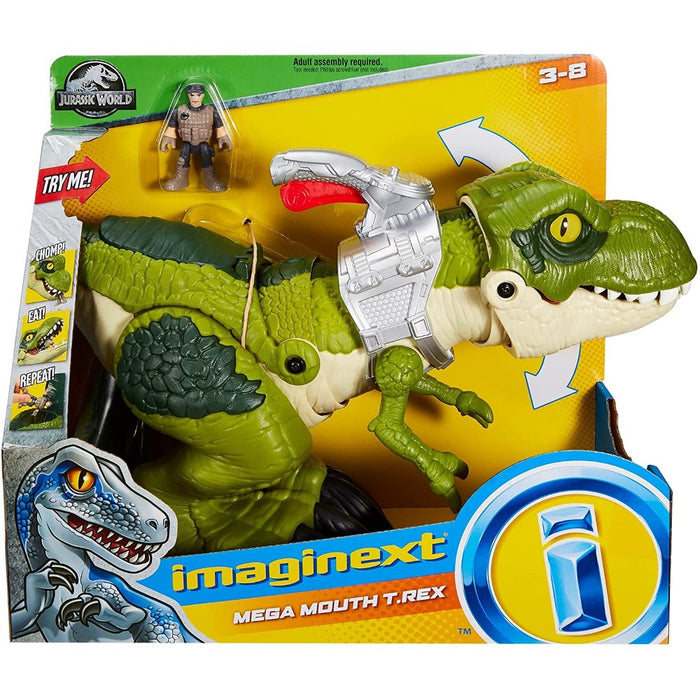 Mega Mouth T-Rex Jurassic World De Imaginext