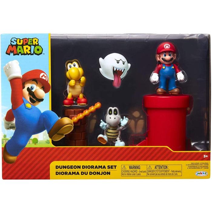 Set Diorama Mazmorra De Nintendo Super Mario