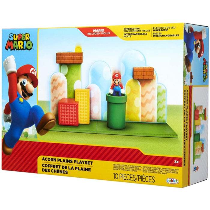 Juego Acorn Plains Playset De Nintendo Super Mario