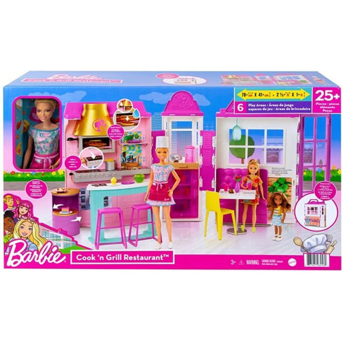 Barbie Restaurante Con Muñeca