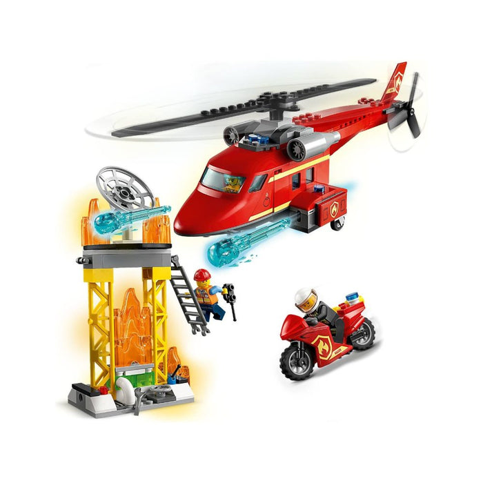 Helicóptero de Rescate de Bomberos Lego City 212 Piezas