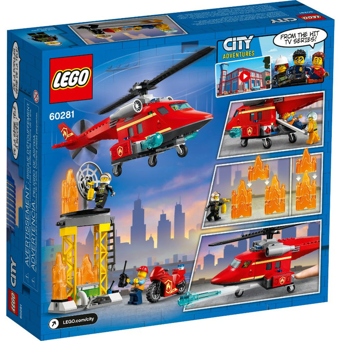 Helicóptero de Rescate de Bomberos Lego City 212 Piezas