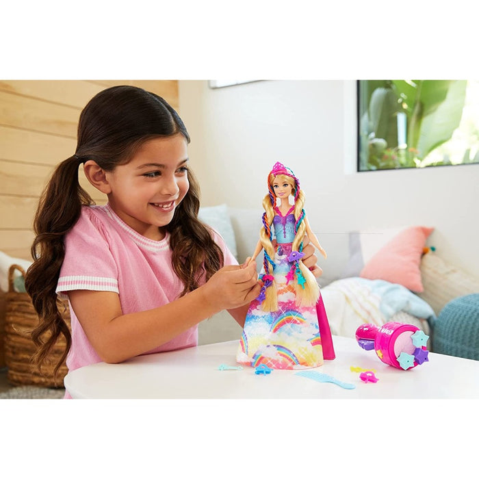 Barbie Princesa Dreamtopia Extensiones De Color Arcoíris