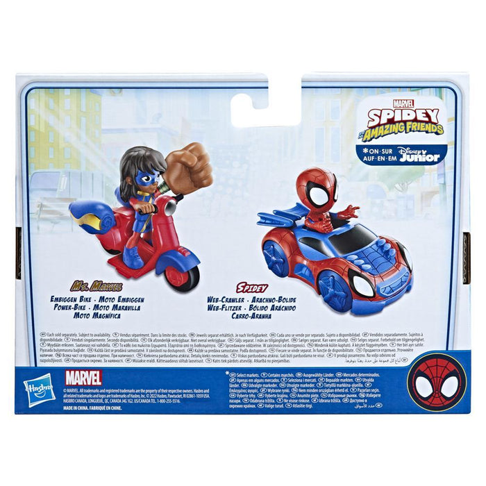 Figura Y Vehículo Marvel Spidey And His Amazing Friends