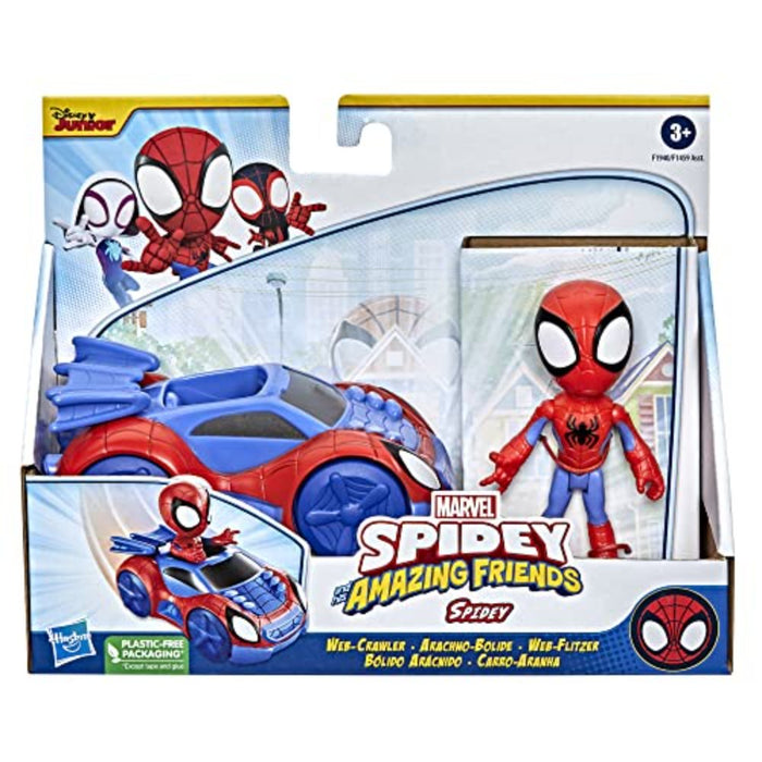 Figura Y Vehículo Marvel Spidey And His Amazing Friends