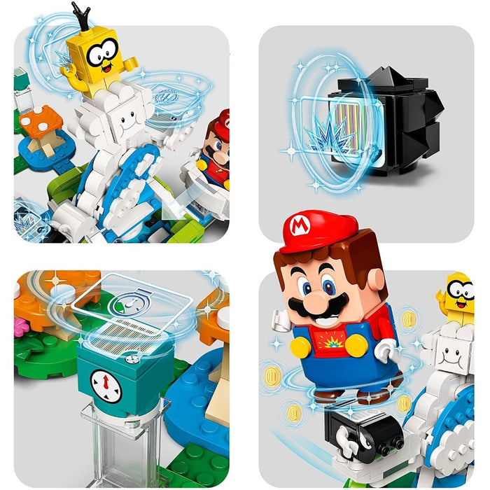 Set De Expansión Mundo Aéreo Del Lakitu Lego Super Mario 484 Piezas