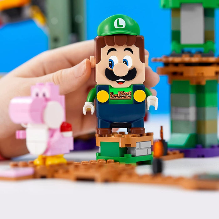 Aventuras Con Luigi Super Mario Con Sensores Y Pantalla Lcd 280 Piezas