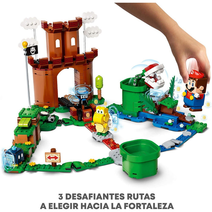 Set De Expansión Fortaleza acorazada Lego Super Mario 468 Piezas