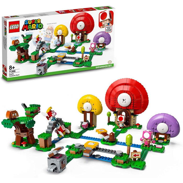 Set De Expansión Caza Del Tesoro De Toad Lego Super Mario 464 Piezas