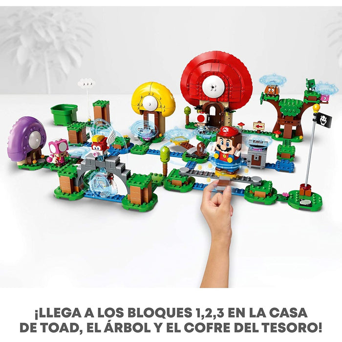 Set De Expansión Caza Del Tesoro De Toad Lego Super Mario 464 Piezas