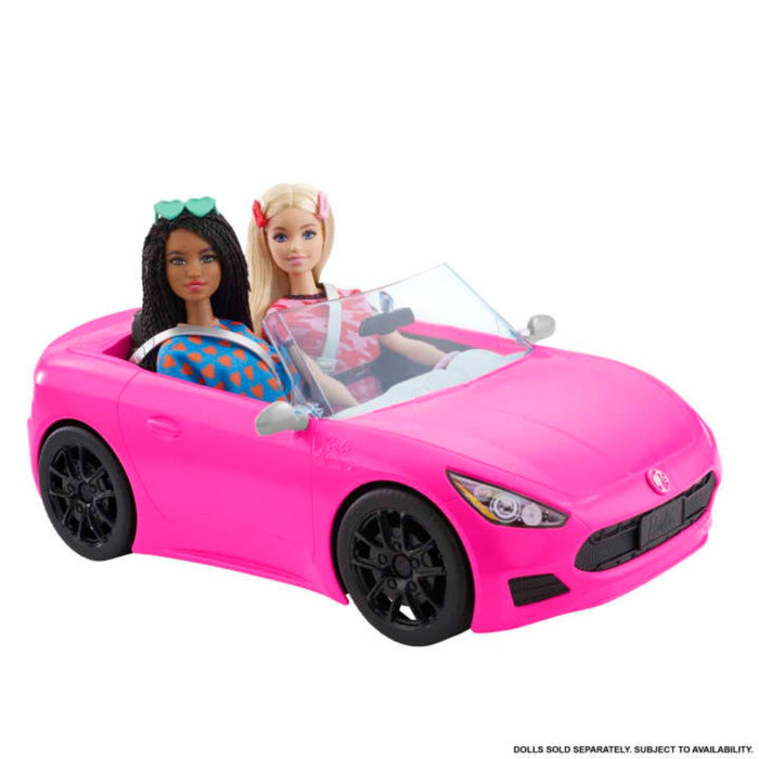 Vehículo Barbie Rosa Convertible
