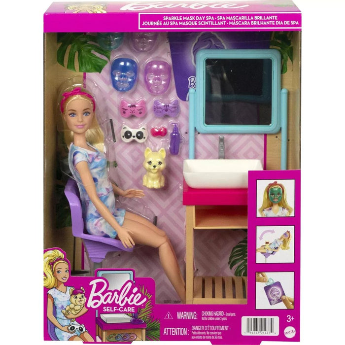Set de Barbie Mascarillas Faciales Home Spa