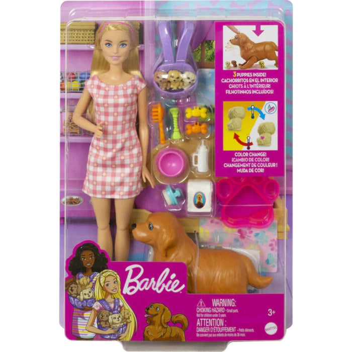 Barbie Y Perritos Recién Nacidos