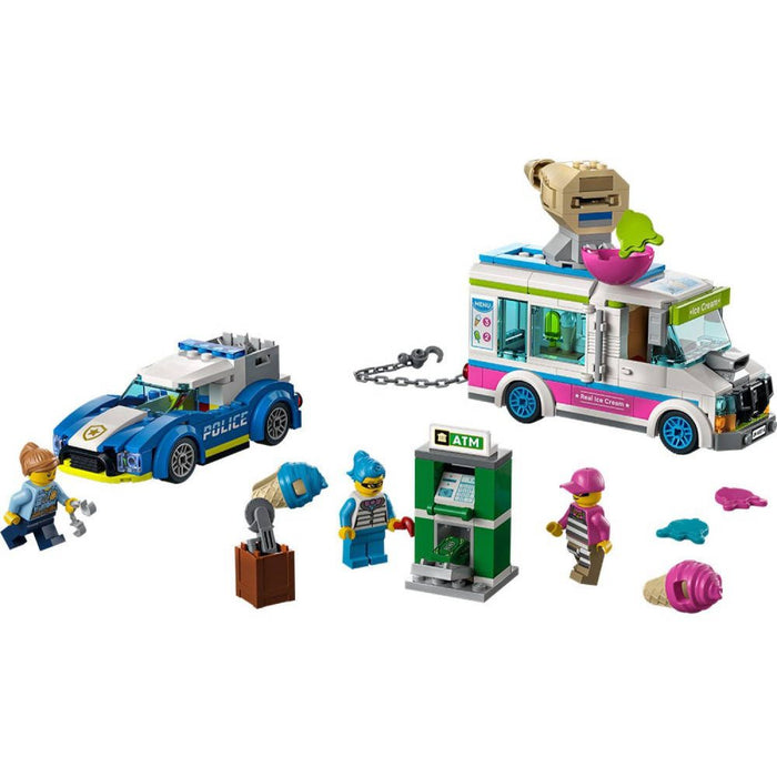 Persecución Policial del Camión de los Helados LEGO City 317 Piezas