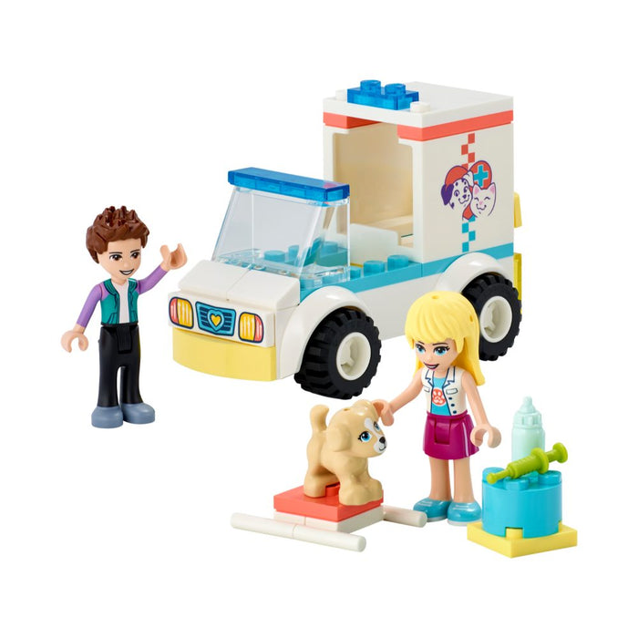 Ambulancia de la Clínica de Mascotas Lego Friends 54 Piezas