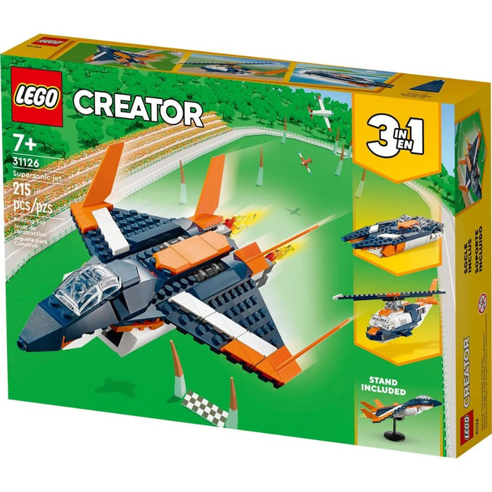 Reactor Supersónico Lego Creator 3 En 1 215 Piezas