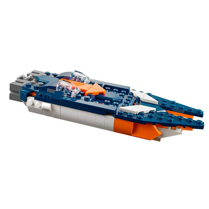 Reactor Supersónico Lego Creator 3 En 1 215 Piezas