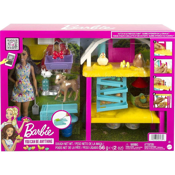Barbie Granja De Huevos Para Incubar Y Recolectar