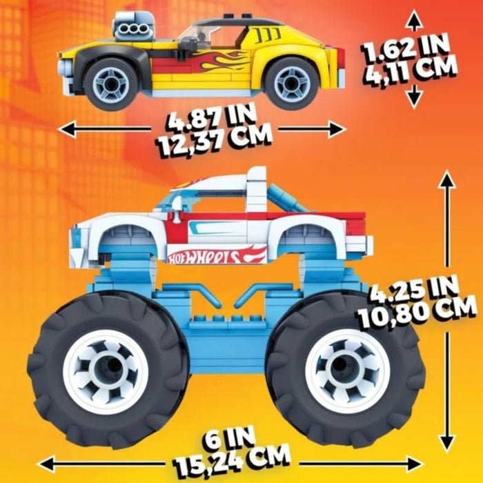 Rodger Dodger Y El Monster Truck De Hot Wheels Racing Mega Construx 251 Piezas