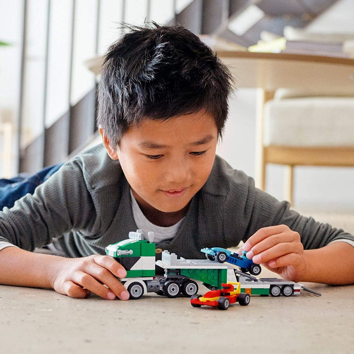 Transportador de autos de carreras LEGO Creator 3 en 1 (31113) 328 Piezas