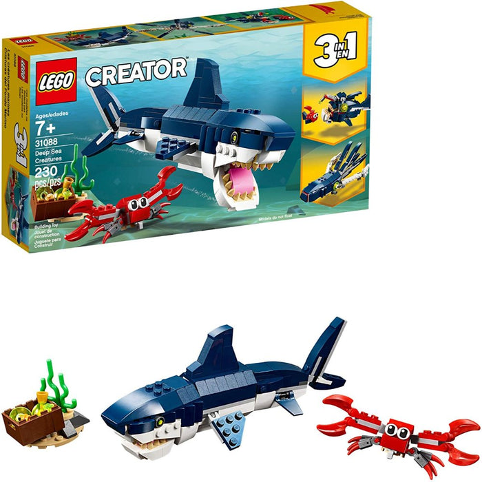 Criaturas marinas LEGO Creator 3 en 1 (31088) 230 Piezas