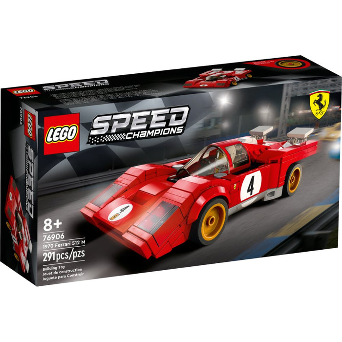 Recreación del icónico Ferrari 512 M de 1970 (76906) Lego Speed Champions 291 Piezas