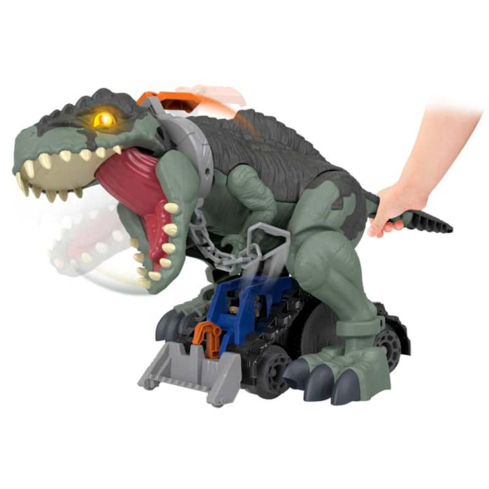 Jurassic World con Mega Stomp & Rumble Giga Dino de Imaginext de Fisher-Price