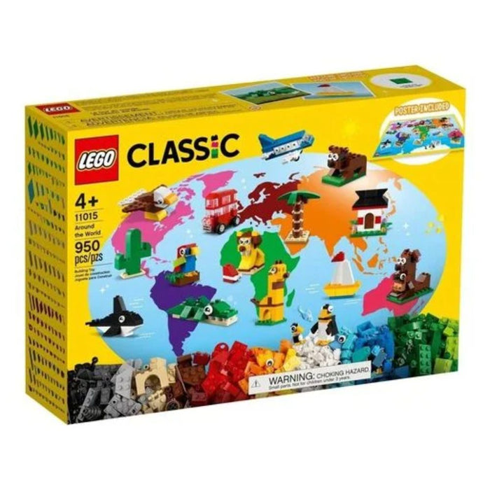 El juego LEGO Classic Alrededor del Mundo (11015) 950 Piezas