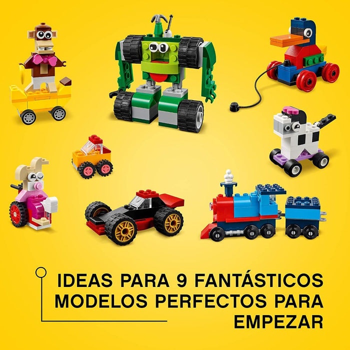 Lego Classic Ladrillos Y Ruedas (11014) 653 Piezas