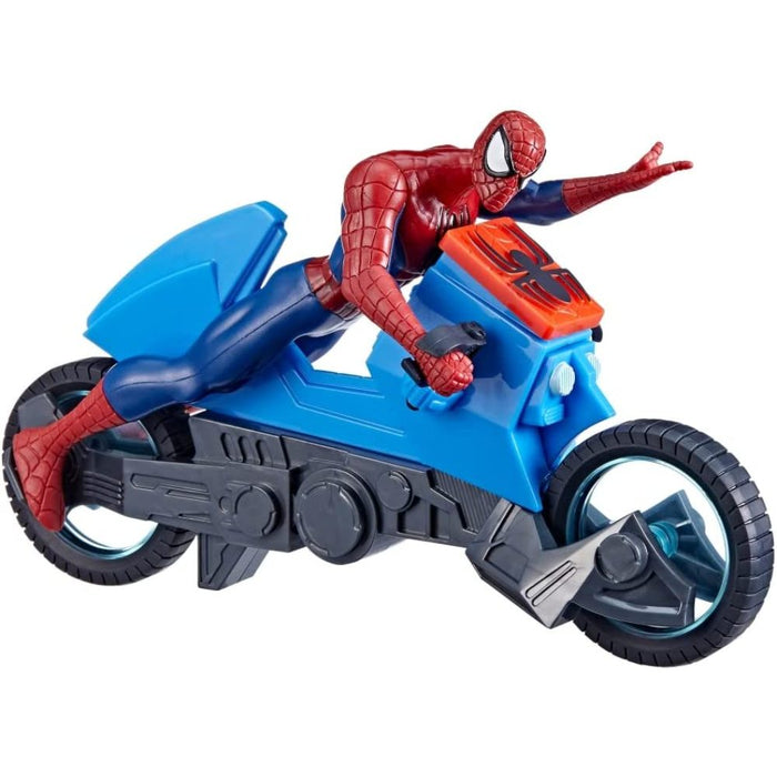 Figura de Acción y vehículo Marvel Spider-Man De 15 Cm