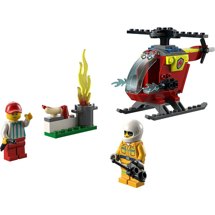 LEGO City helicóptero bombero (60318) 88 Piezas