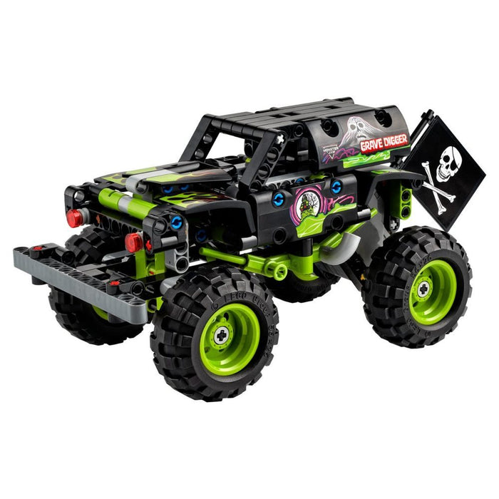 El camión con motor de carga manual LEGO Technic Monster Jam Grave Digger (42118) De 212 Piezas