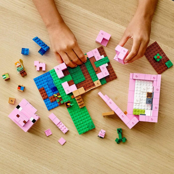 LEGO Minecraft The Pig House (21170) 490 Piezas