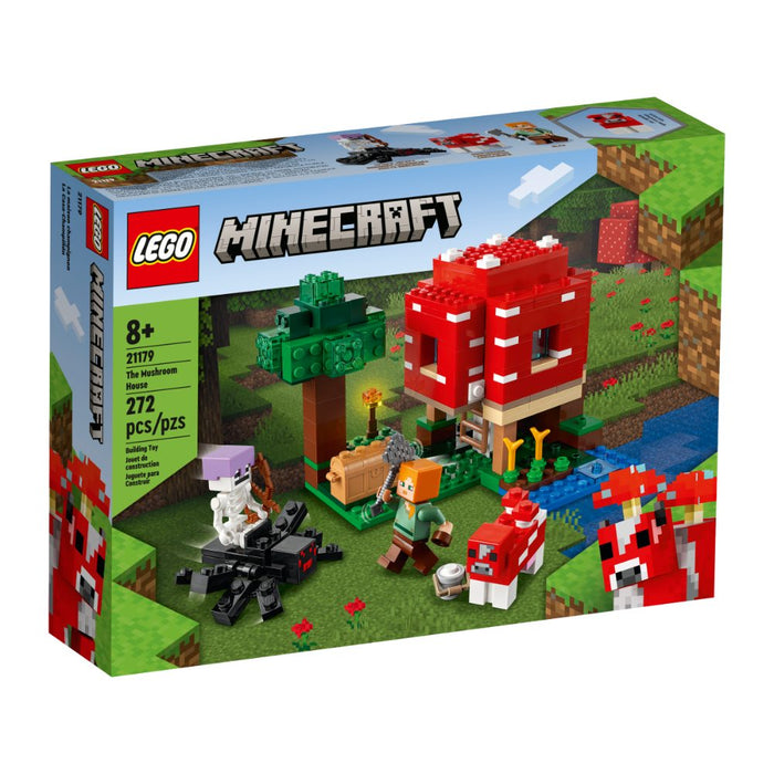 LEGO Minecraft La casa Champiñon (21179) 272 Piezas