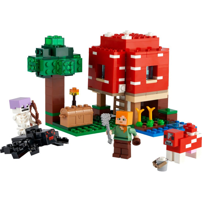LEGO Minecraft La casa Champiñon (21179) 272 Piezas