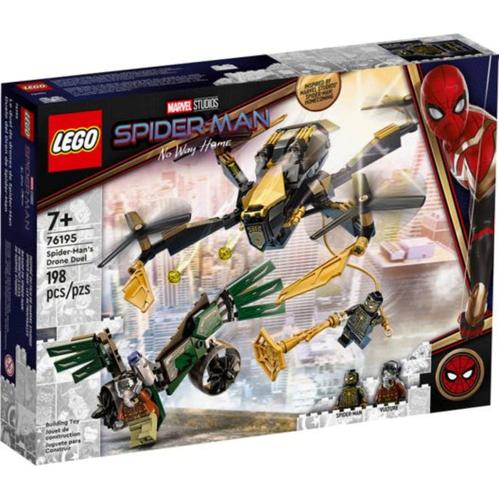 LEGO Marvel Spider-Man Duelo De Drones (76195) 198 Piezas