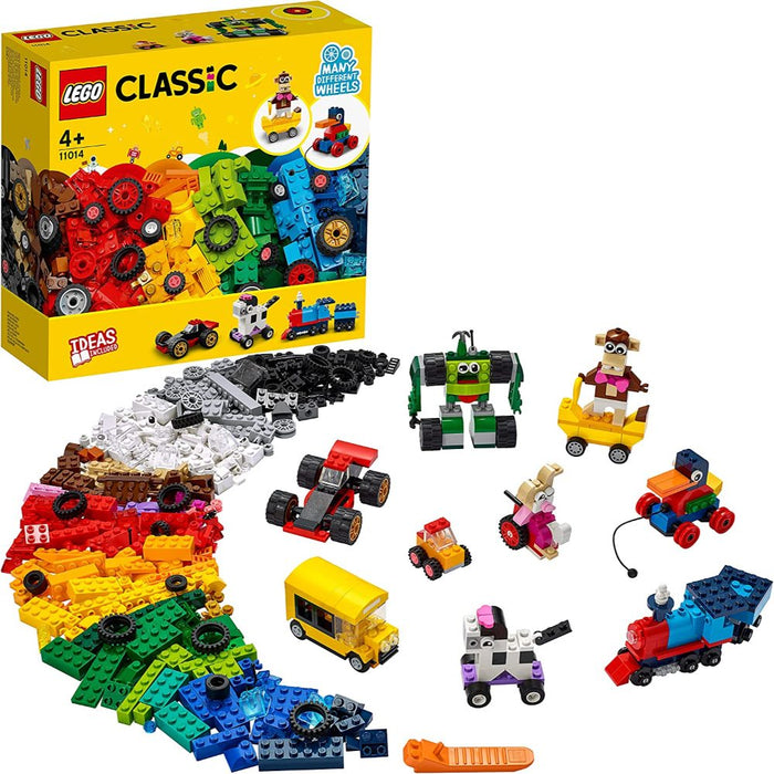 Lego Classic Ladrillos Y Ruedas (11014) 653 Piezas