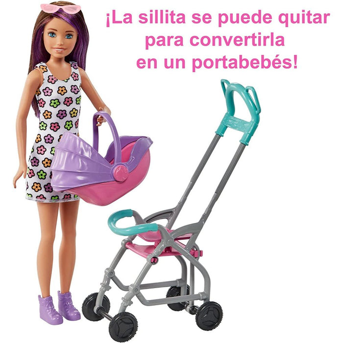 Barbie Skipper Babysitters Bebé Y Un Cochecito