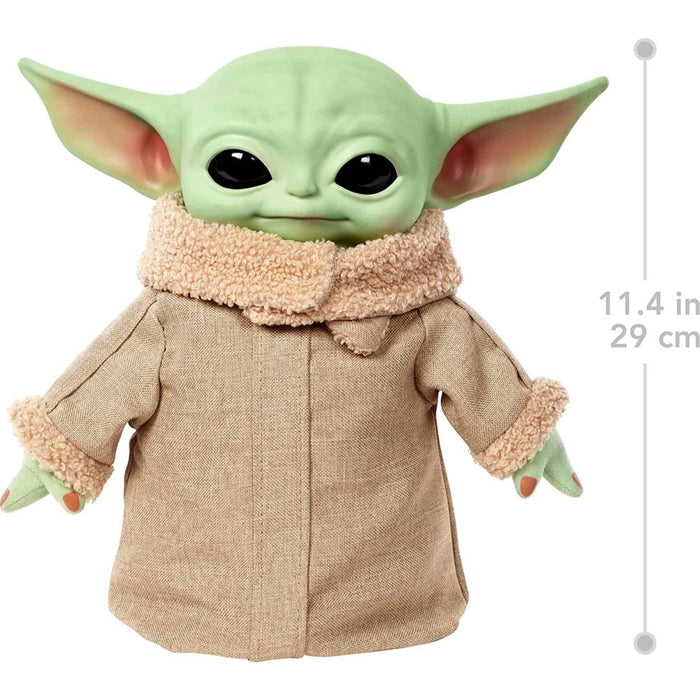 Peluche Baby Yoda De 28 Cm Con Movimiento Y Sonidos