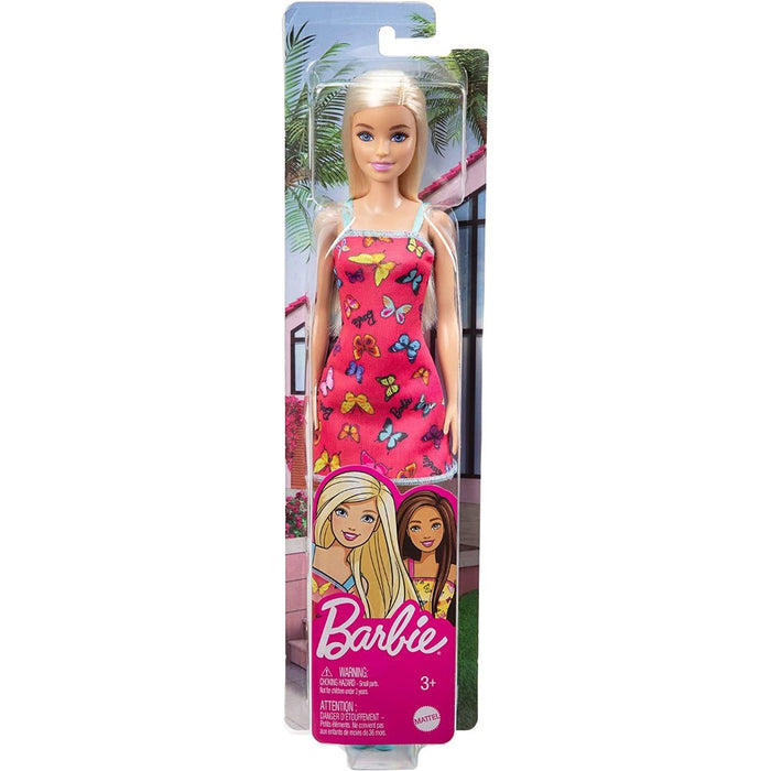 Muñeca Barbie Vestido Estampado